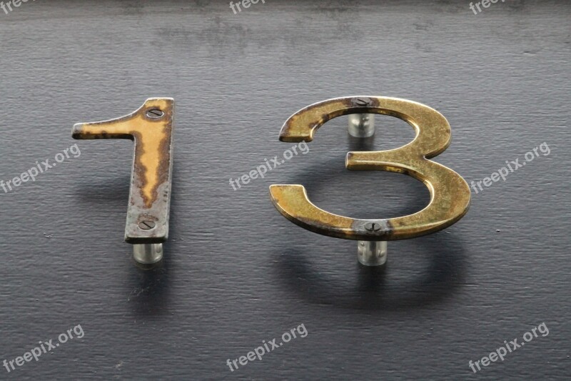 Figure Metal Brass Thirteen Free Photos