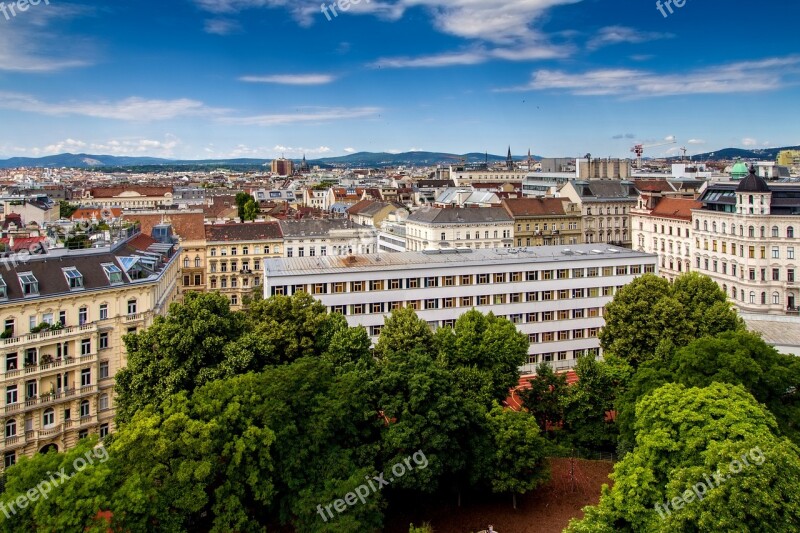 Vienna Panorama Downtown View Capital