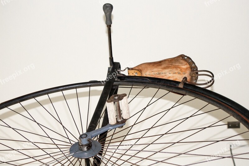 Bicycle Large Wheel Vintage Pedal Large