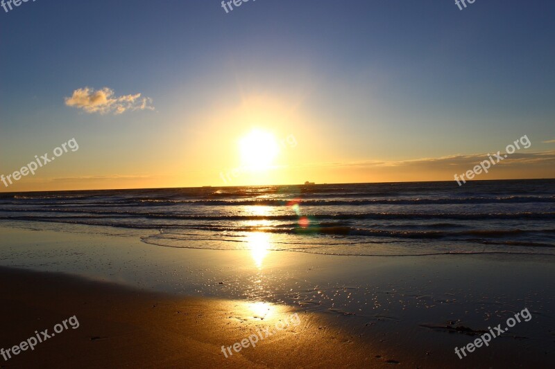 Cadzand-bad Netherlands Holland North Sea Beach