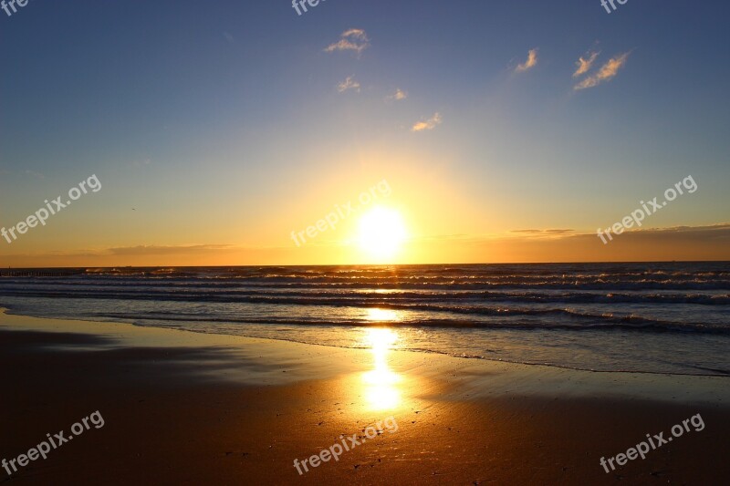 Cadzand-bad Netherlands Holland North Sea Beach