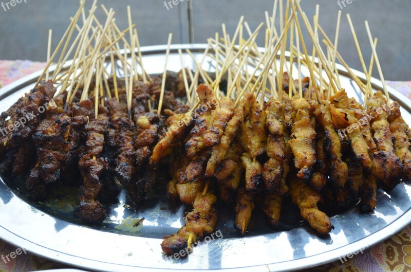 Satay Malaysian Food Grilled Food Meet