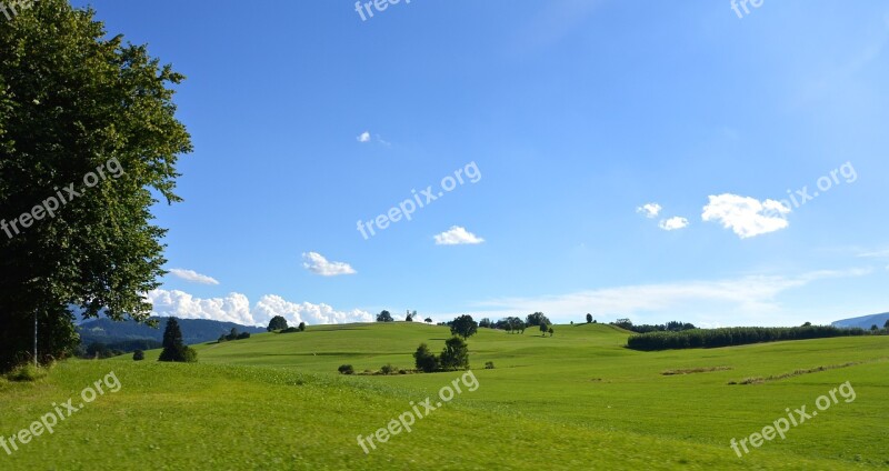 Mountains Allgäu Sky Blue Reported