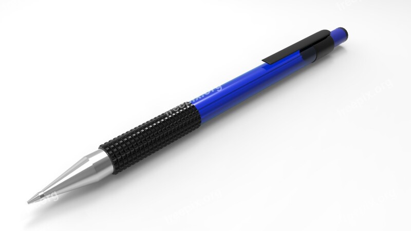 Ballpoint Pen Pen School To Write Blue