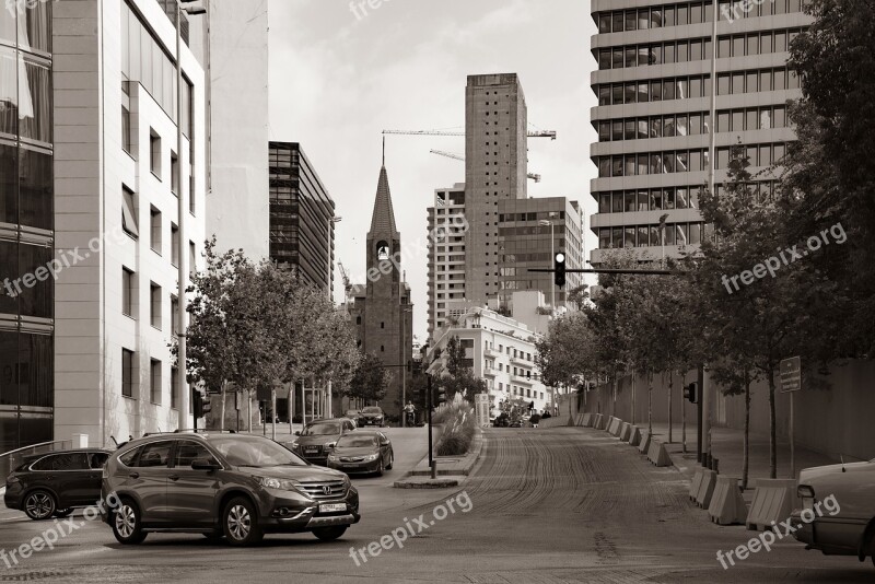 City Street Church Building Modern