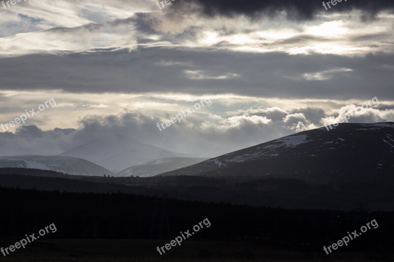 Rothiemurchus Loch An Eilein Cairngorms Scotland Uk