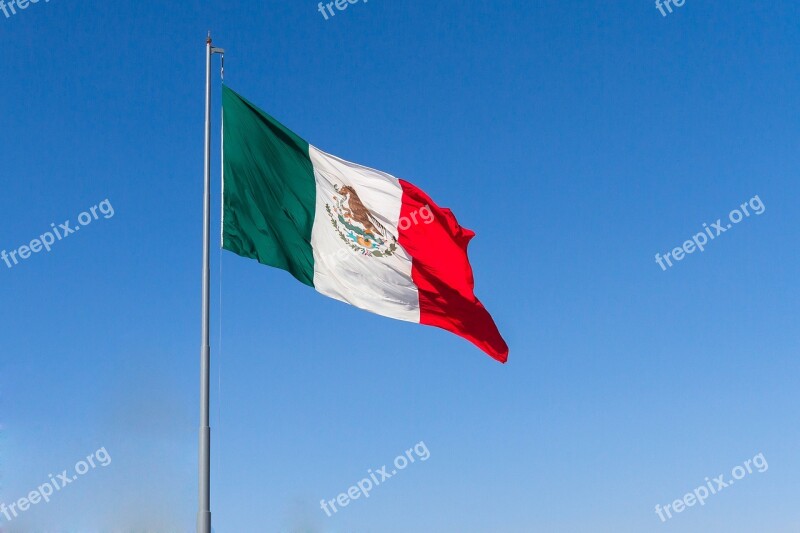 Mexico Mexico Flag Country Mexican