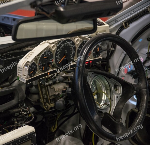 Cockpit Automotive Steering Wheel Dashboard Interior