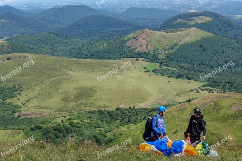 Paragliding Sport Hill Sky Adventure