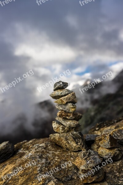 Stone Tower Mountains Rock Stones Landscape