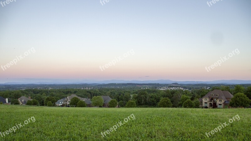 Mountain Valley View Landscape Nature