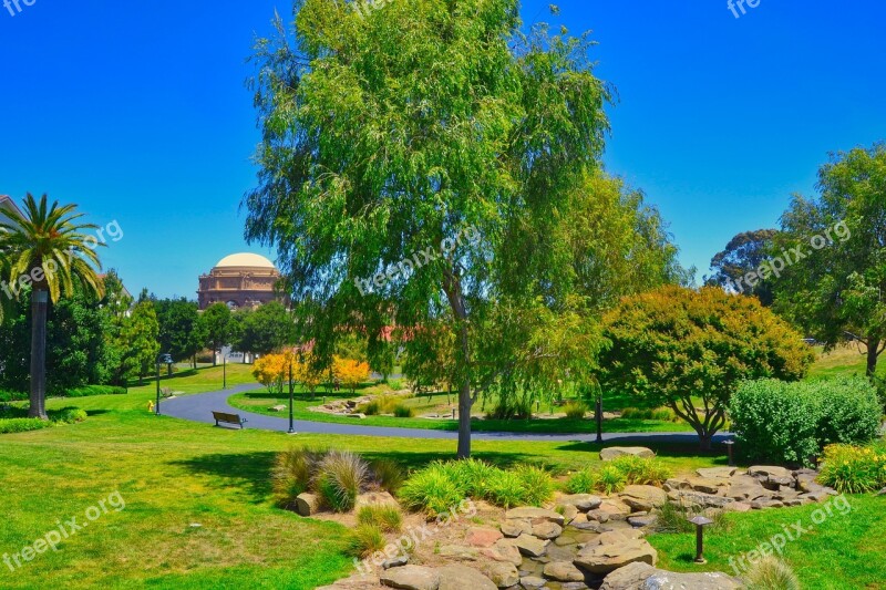 Park Presido Palace Of Fine Arts Dome California