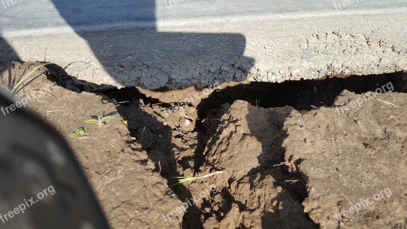 Foundation Damage Water Damage Cement Cracking Erosion Free Photos