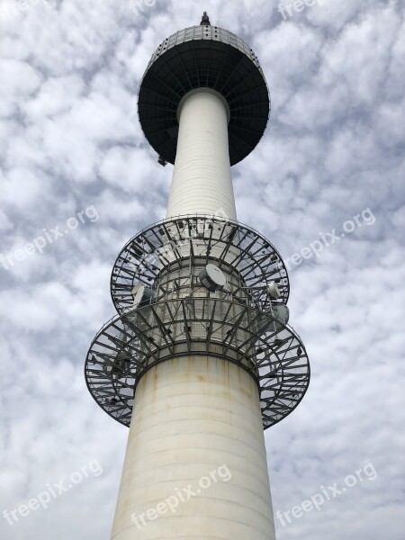 Namsan Tower Cloud Namsan Free Photos