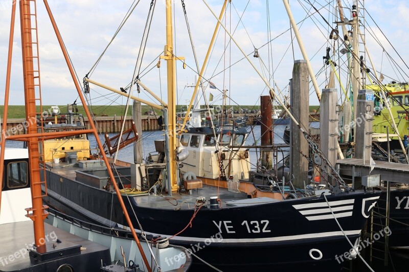 Port Yerseke Holland Fishing Vessel Maritime