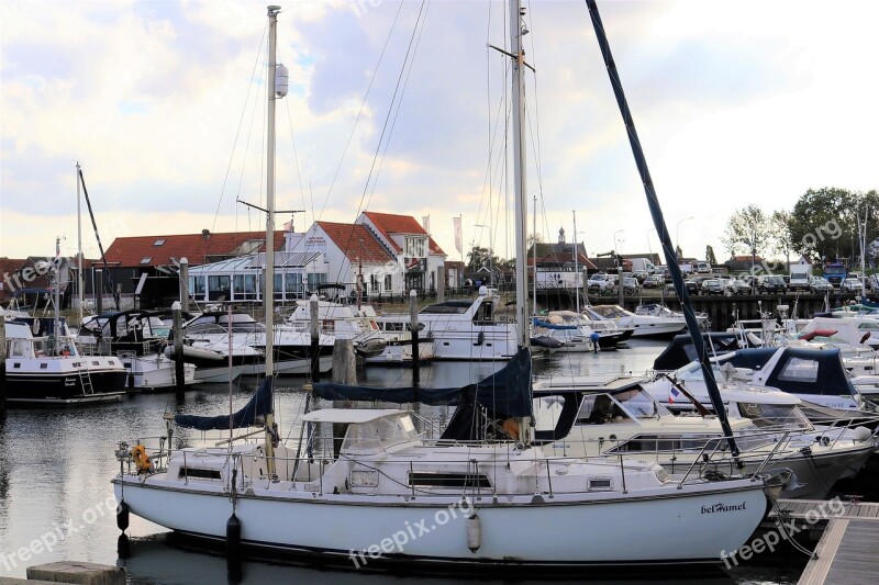 Yerseke Holland Port Fishing Fishing Boat