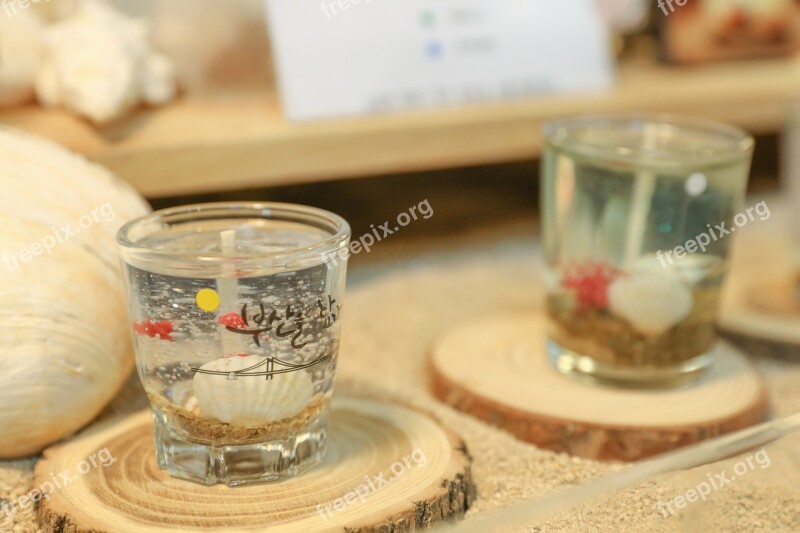 Shochu Cup Candle Second Ornament Candle Holder