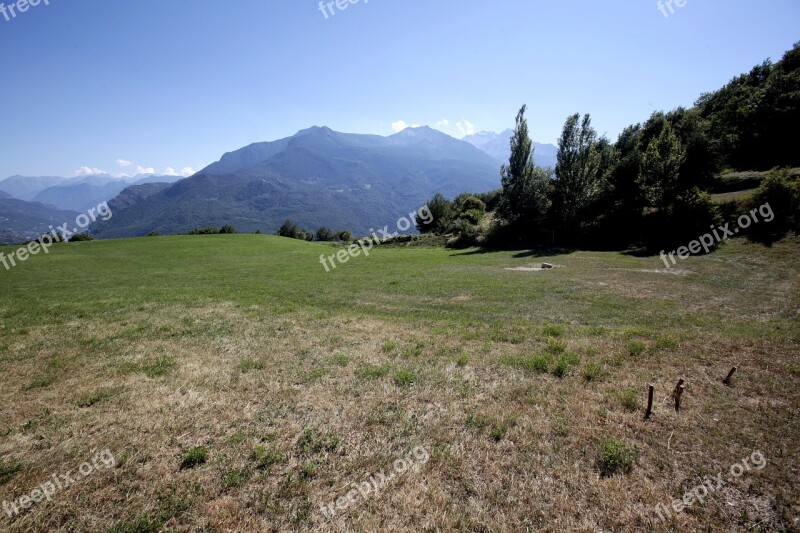 Green Mountain Sky Landscape Nature