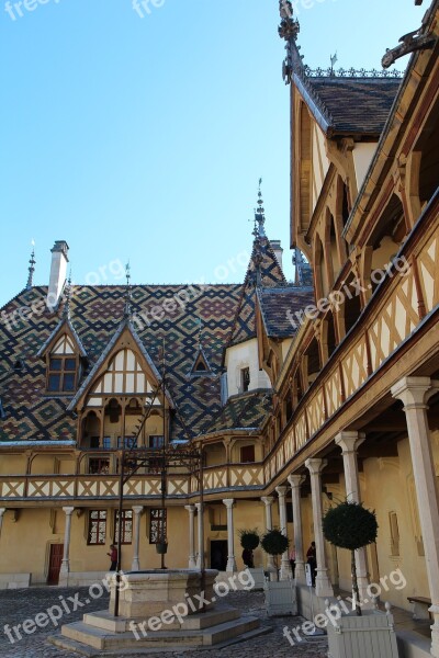 Beaune Hospice De Beaune Burgundy Architecture Hospice