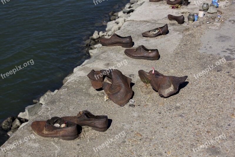 Hungary Shoes World War Jews Memorial