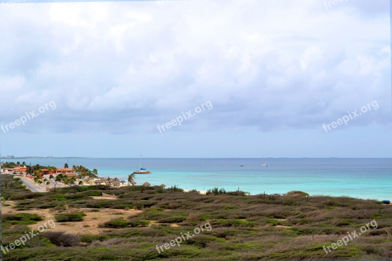 Summer Caribbean Aruba Ocean Mar