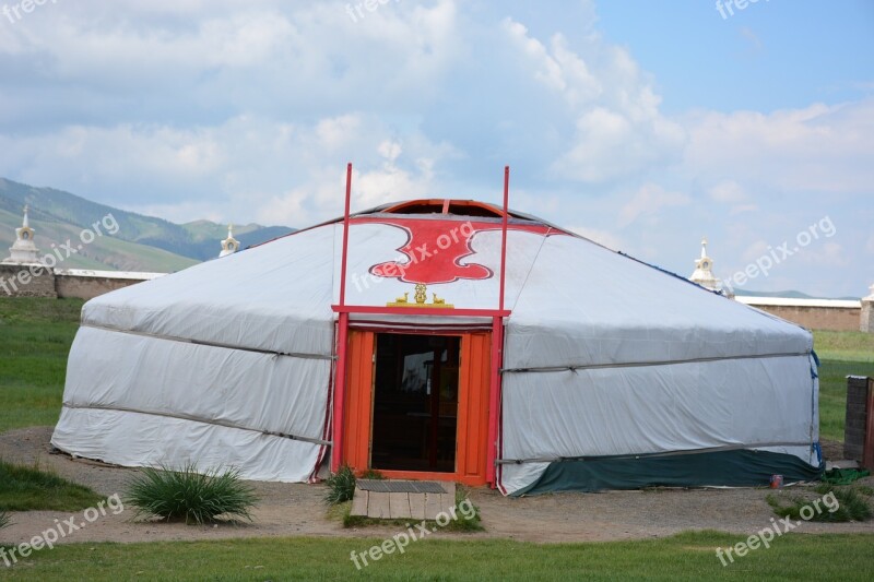 Mongolia Yurt Nomads Lifestyle Free Photos