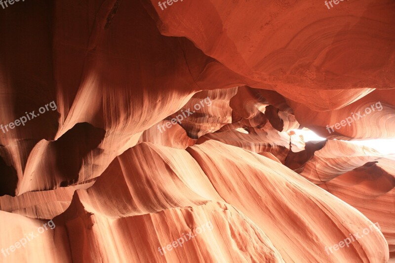 Antelope Canyon Trip Sandstone Landscape United States