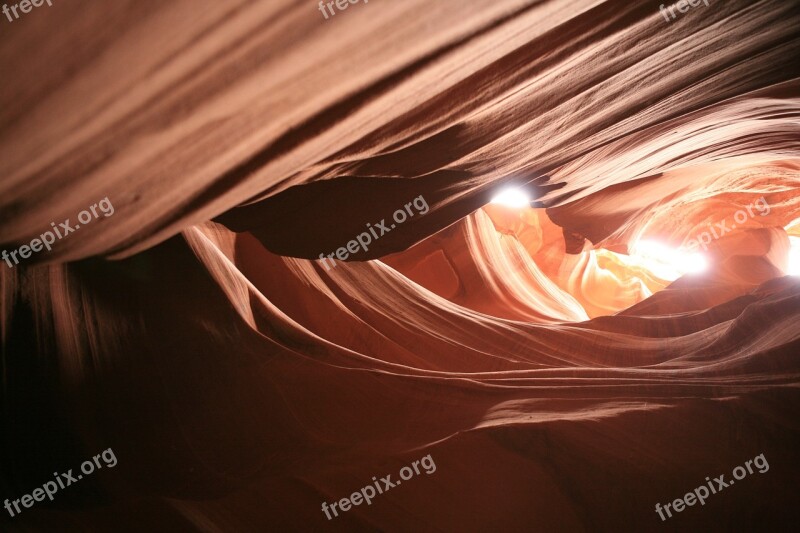 Antelope Canyon Trip Sandstone Landscape United States