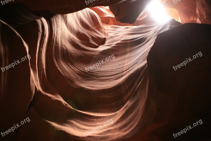 Antelope Canyon Trip Sandstone Landscape United States