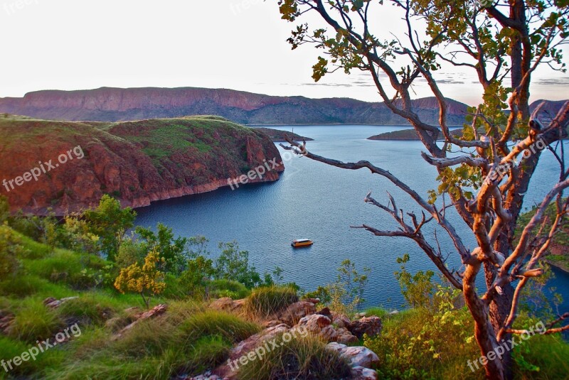 Wilderness Lake Remote Scenic Landscape