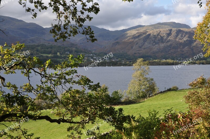 Coniston Lake District England Walking Stones