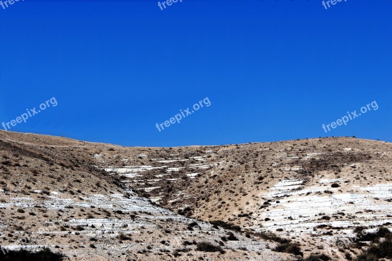 Sky Blue Desert Desert Blue Landscape