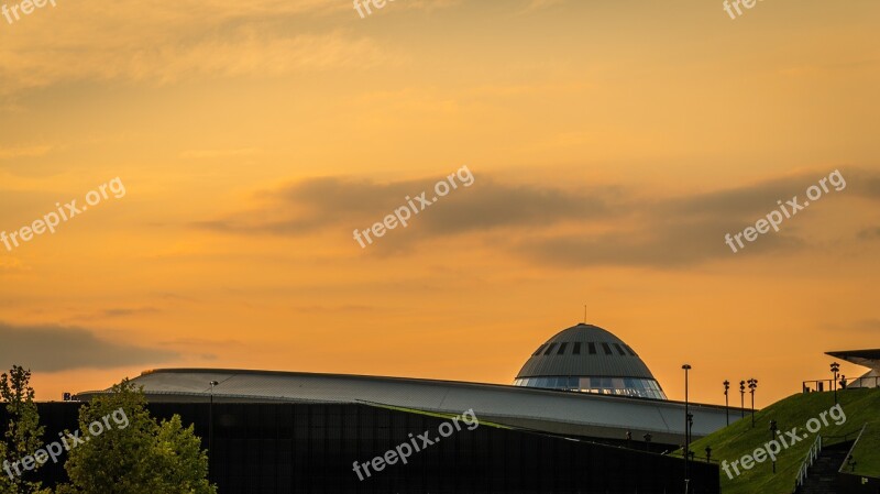 Katowice Saucer Architecture City Poland