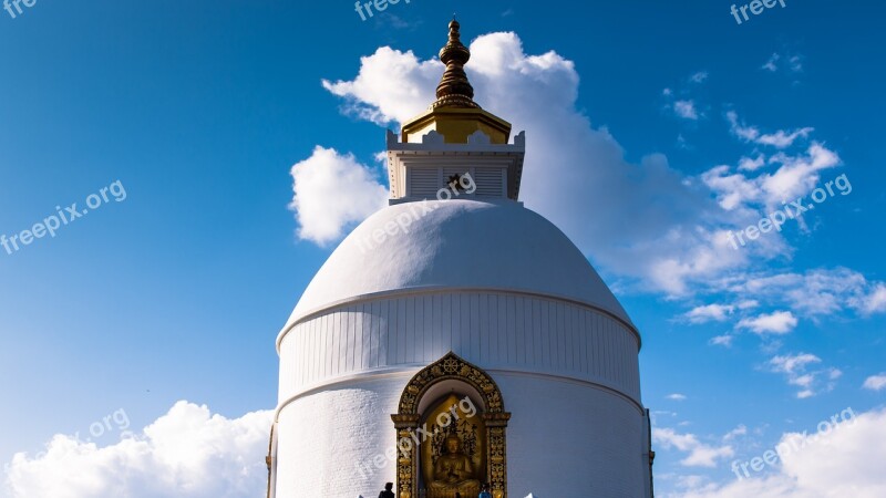 Temple B Buddhism Stupa Spiritual