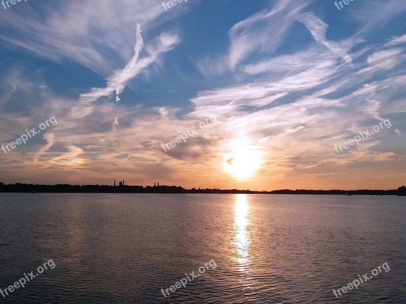 Sunset Clouds Bizarre Atmospheric Free Photos