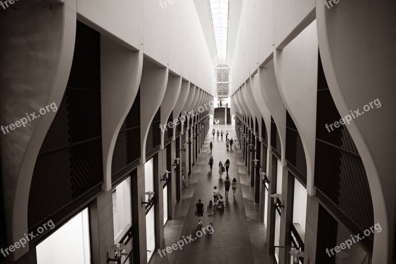 Shopping Centre Gallery Shop Trade People