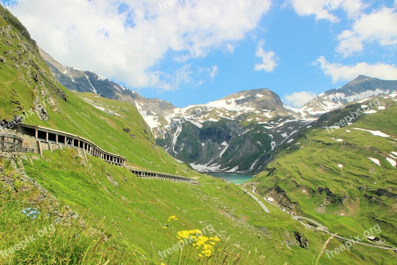 Grossglockner Austria Mountains Nature Panorama