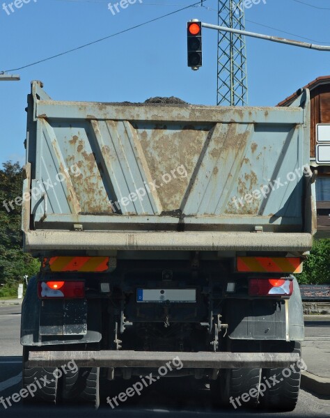 Truck Dump Truck Construction Kempten Site