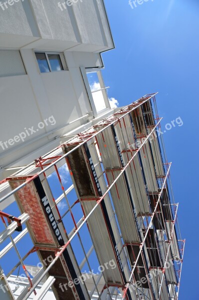 Site Scaffold Kempten Construction Workers Team