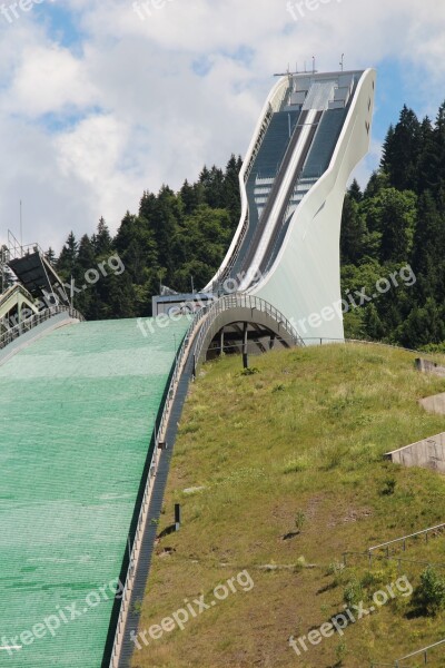 Ski Jump Skisprung Ski Jumping Hill Oberstdorf