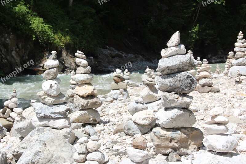 Cairn Stone Pile Stones Stack Sculpture