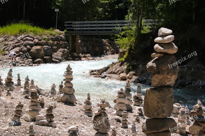 Stone Park Stones Stack Stacked Stones Shaky