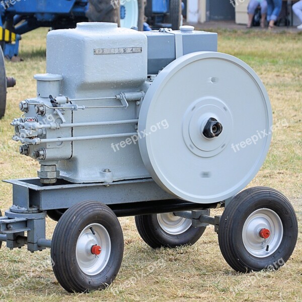 Motor Old Historically Machine Agricultural Machine