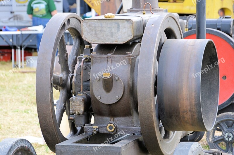 Motor Old Historically Machine Agricultural Machine