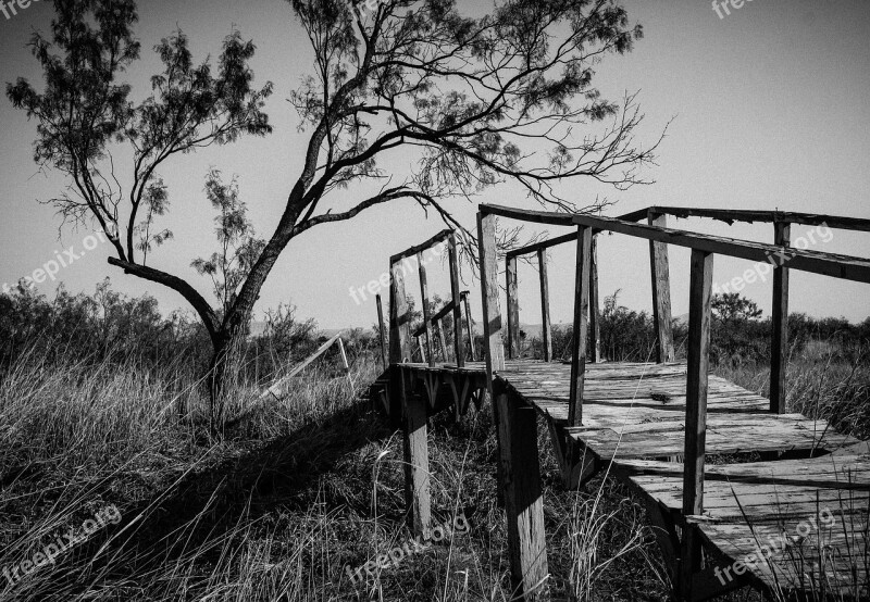 Bridge Rustic Old Wooden Structure