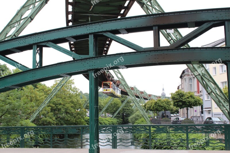 Schwebebahn Wuppertal Sure Wupper 1912