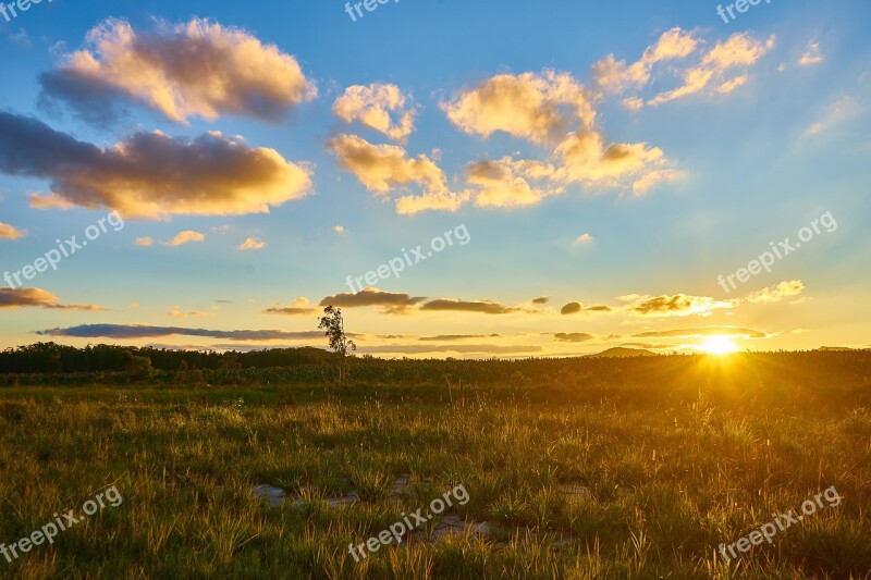 Landscape Sunset Australia Sky Sun