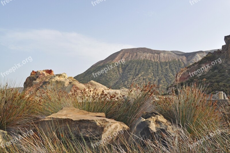 Vulcano Aeolian Islands Volcano Sicily Crater