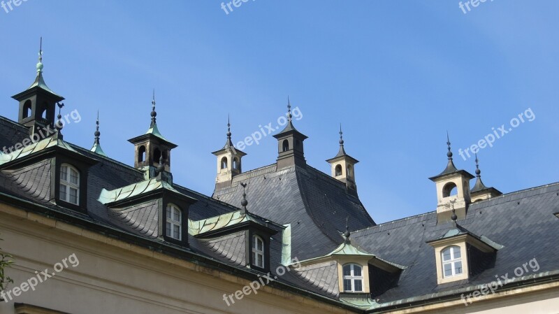 Roof Gable Towers Architecture Battlements