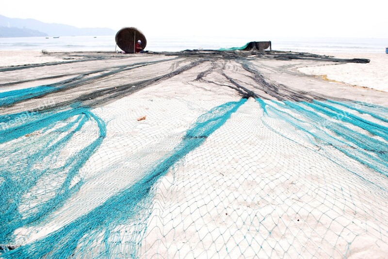 Mending Their Nets The Fishermen Fishery Rope Subsistence